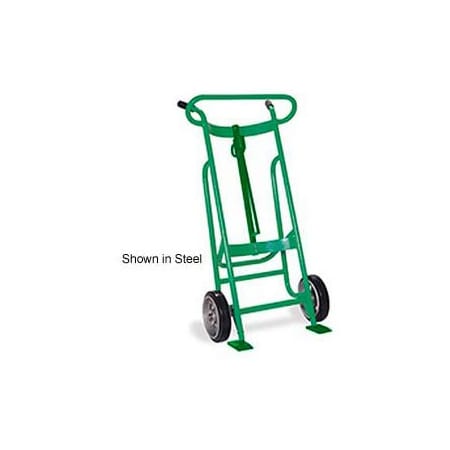 Valley Craft Valley Craft EZY-Rol 2-Wheel Aluminum Drum Truck - Rubber Wheels F81625A0